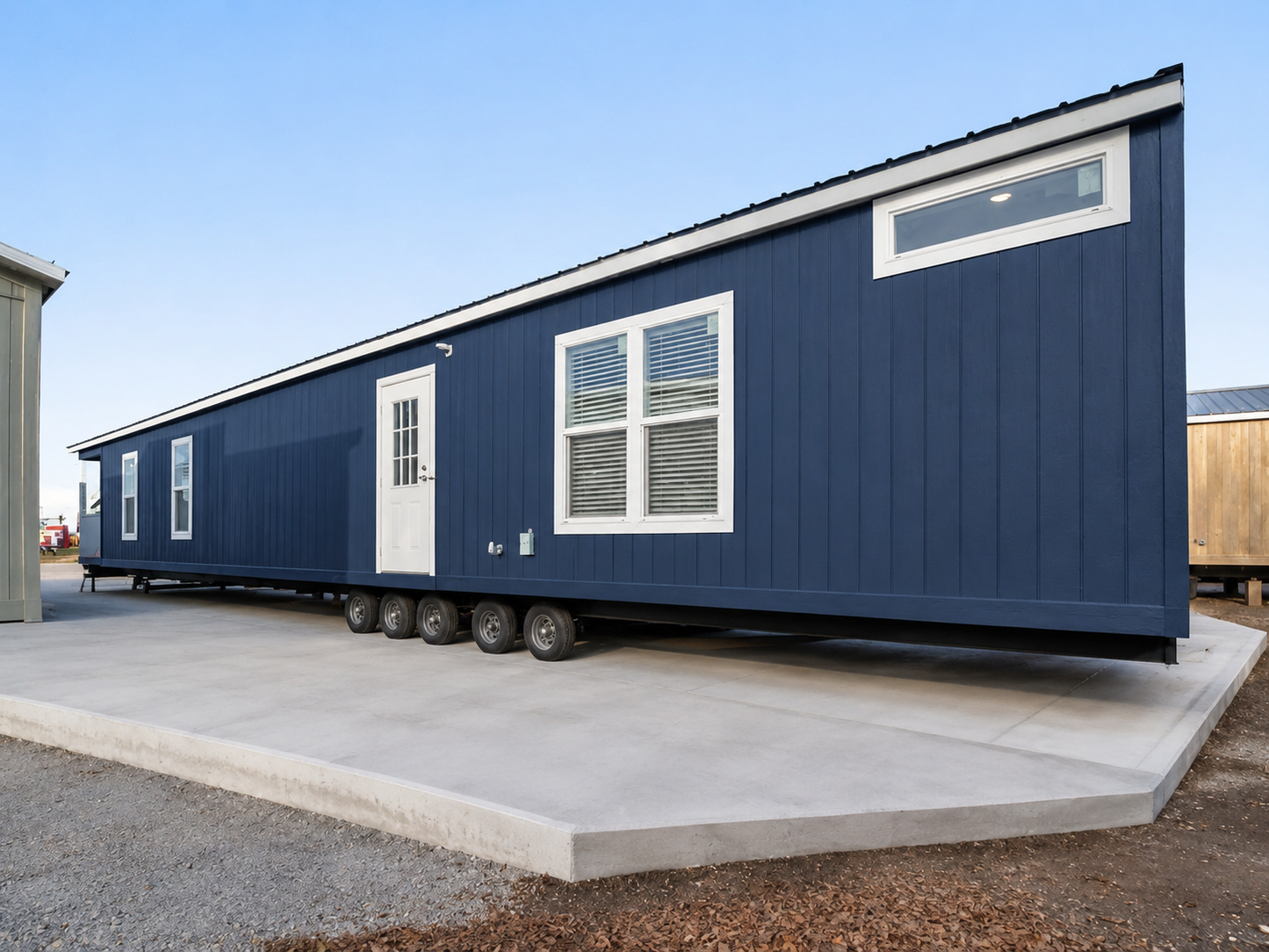 THE SKY MOBILE HOME;  2 bedrooms  2 baths  16′ x 66′  990 sqft